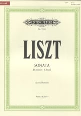 Sonata in B Minor piano sheet music cover